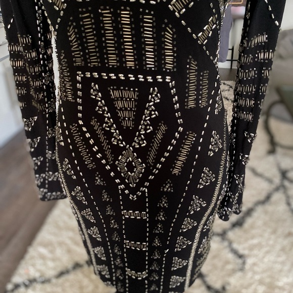 Arden B. Exclusive Beaded Cocktail dress - Picture 6 of 10